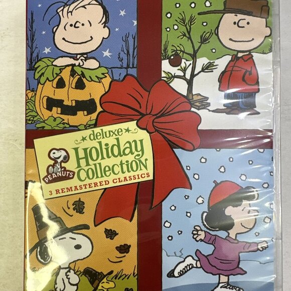 Peanuts Deluxe Holiday Collection (DVD, 2008, 3-Disc Set, Deluxe Holiday Edition